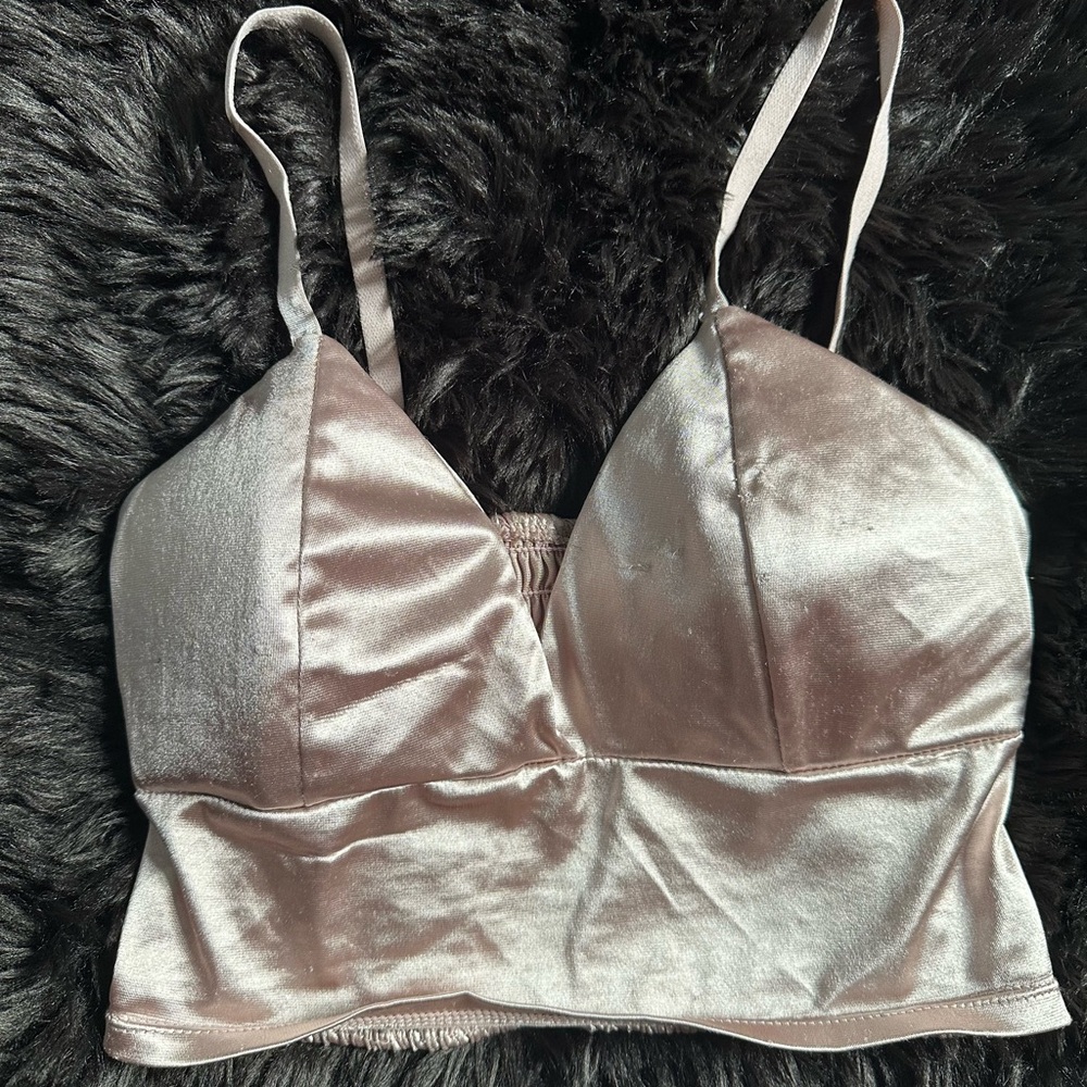 SHEIN Satin Bralette set